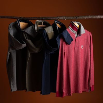 Polo uomo manica lunga